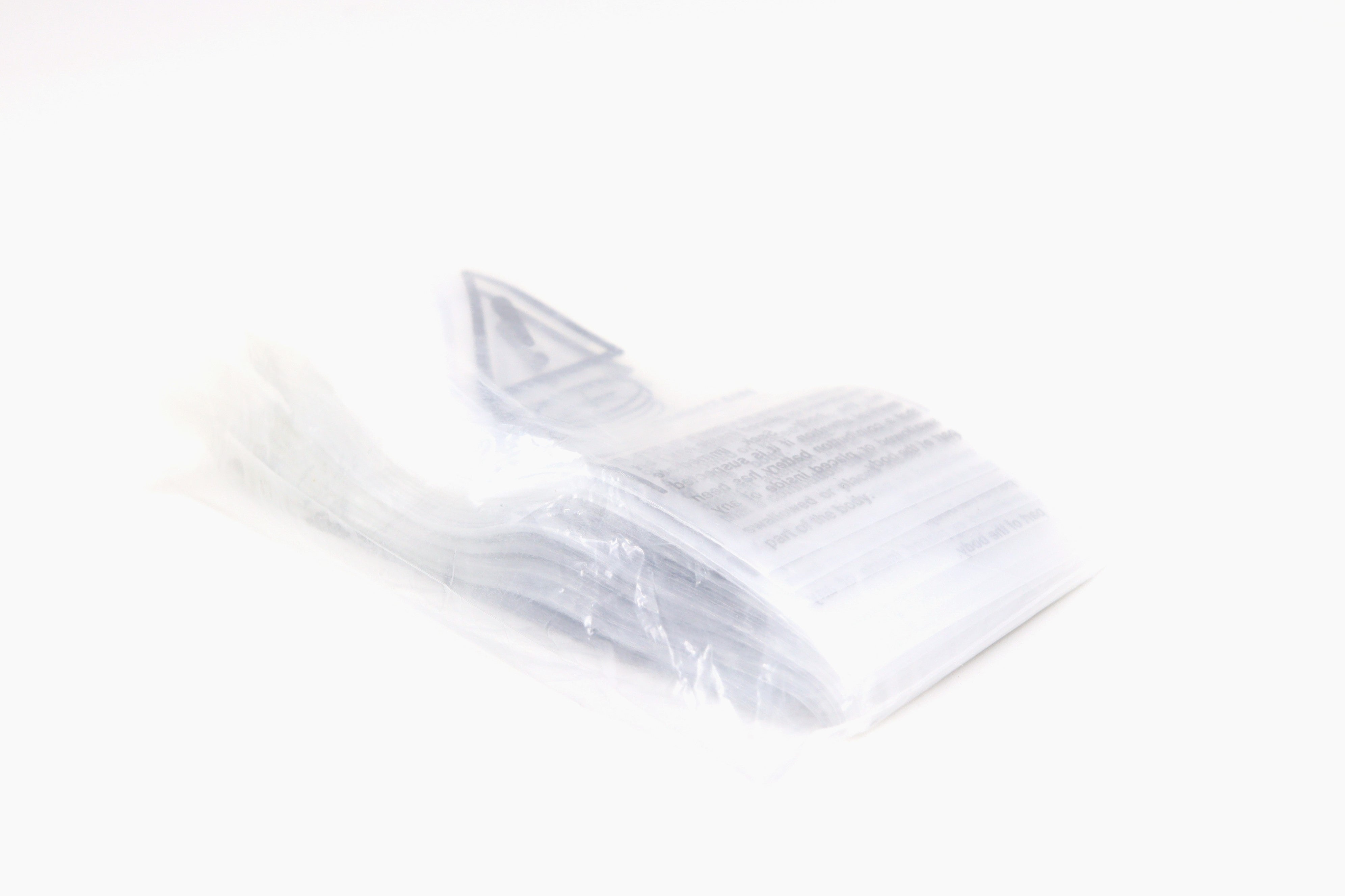 100 x Battery Warning Zip Lock Bags | Remote Pro